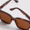 Överdimensionerade solglasögon i cat-eye-stil
