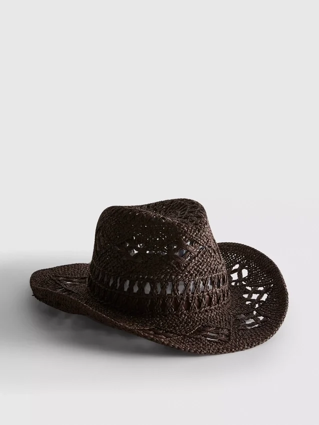 Vävd cowboyhatt