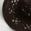 Vävd cowboyhatt