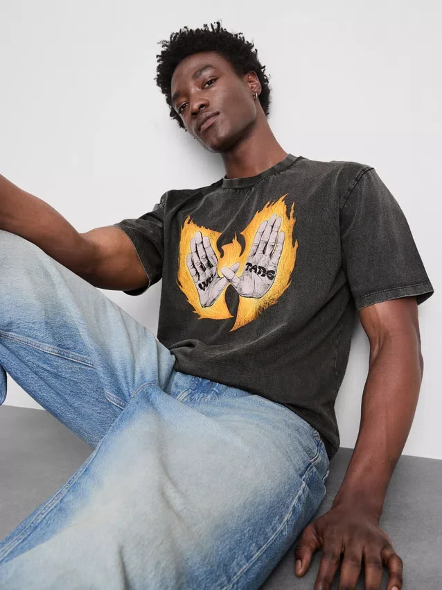 Wu Tang Clan kortärmad t-shirt