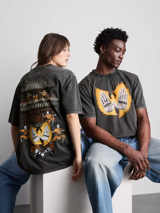Wu Tang Clan kortärmad t-shirt