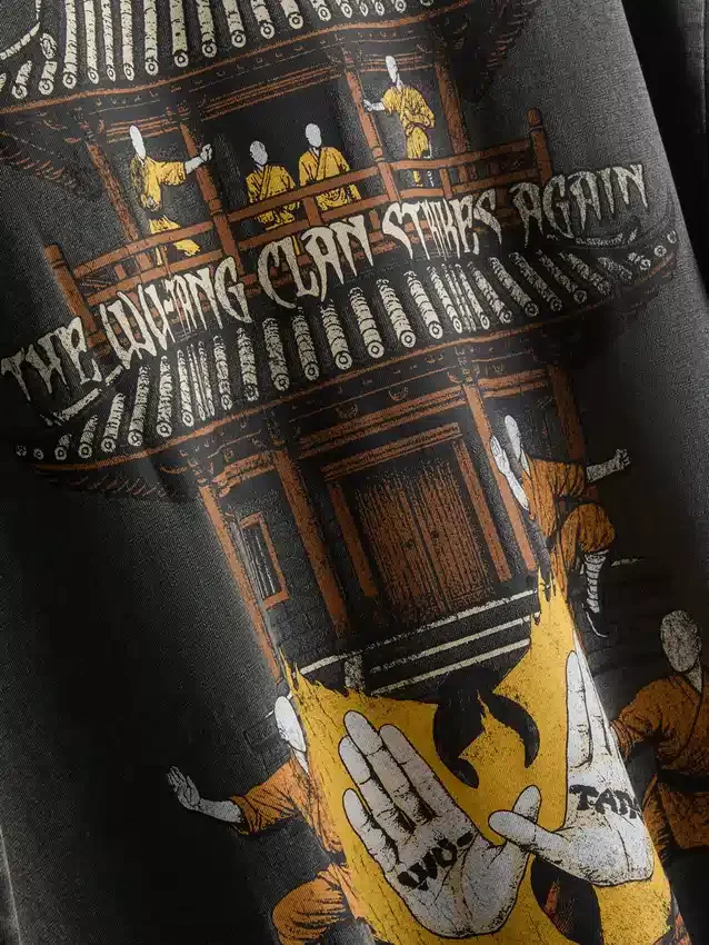 Wu Tang Clan kortärmad t-shirt