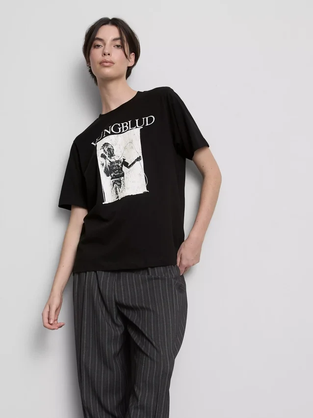 Yungblud kortärmad T-shirt med tryck