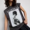 Yungblud linne i bomull med tryck