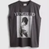 Yungblud linne i bomull med tryck