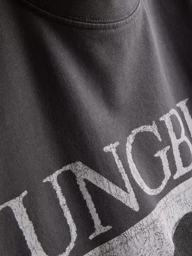 Yungblud linne i bomull med tryck